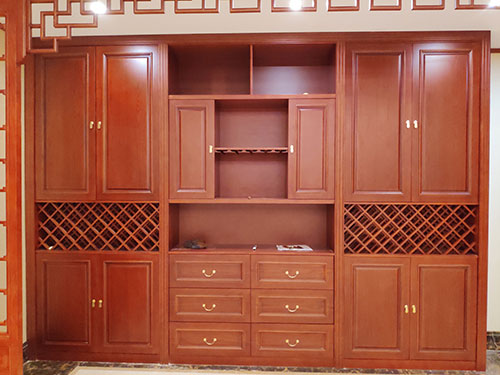 临海中式家居装修之中式酒柜装修效果图